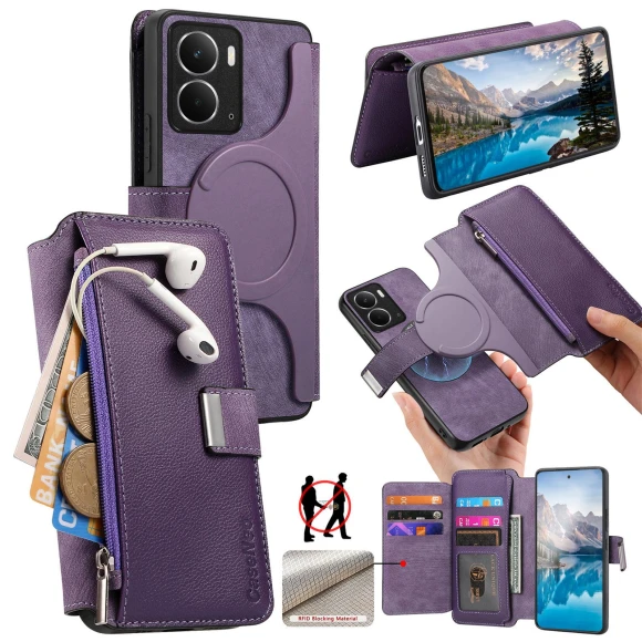 Detachable Magnetic Leather Flip Phone Cover — Flip Cases, CASENEO