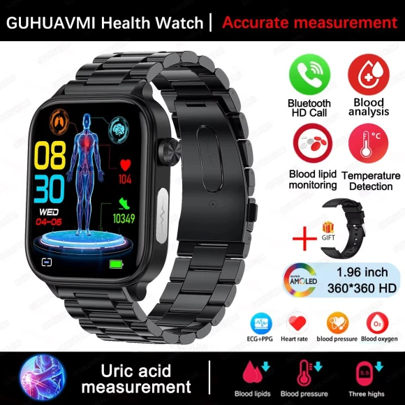 Smart Health Watch with ECG+PPG — Smartwatches, SAMS Online