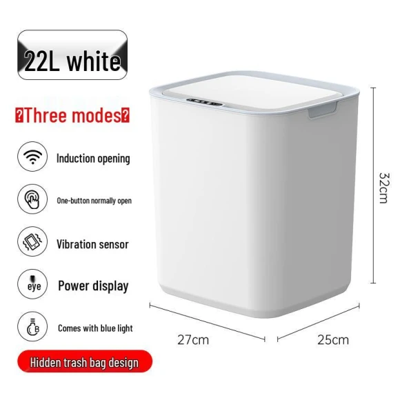 Smart Induction Trash Can — Waste Management Solutions, 16Double8