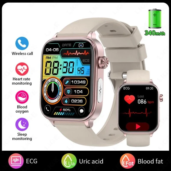 Smart Watch with ECG+PPG — Smartwatches, Lemo Nade