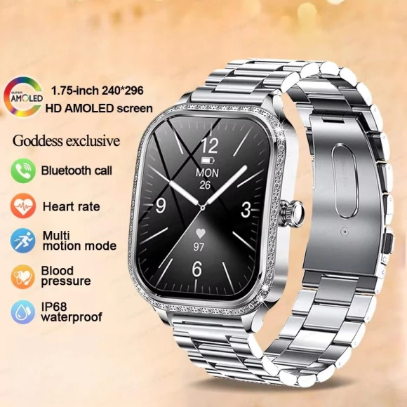 Women's Smart Watch with AMOLED Curved Screen — Smartwatches, SAMS Online
