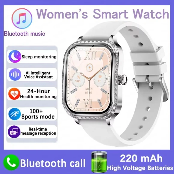 Women's Smart Watch with Heart Rate and Blood Pressure Monitor — Smartwatches, SAMS Online