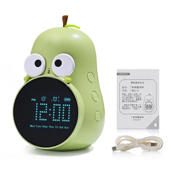 Smart Alarm Clock with Cute Cartoon — Alarms & Clocks, Factory Discount Outlet