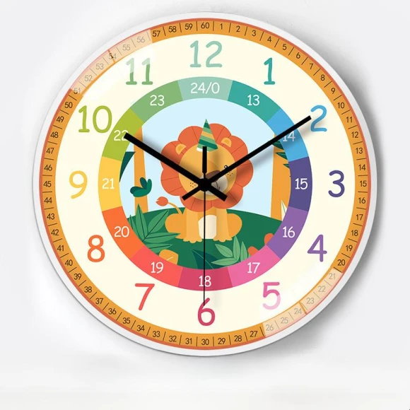 12-inch Automatic Synchronization Radio Wall Clock — Clocks, Window glass film