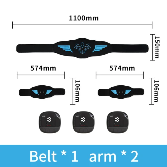 Abdominal Fitness Vibration Belt EMS Muscle Stimulator — Body Composition Analyzers, BC Pet Supplies