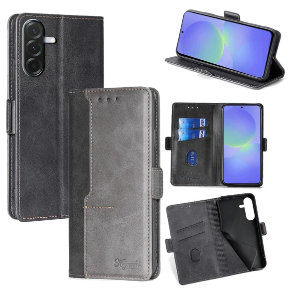 Contrast Color Wallet Leather Phone Cover — Bumpers, Smartwatch 2025