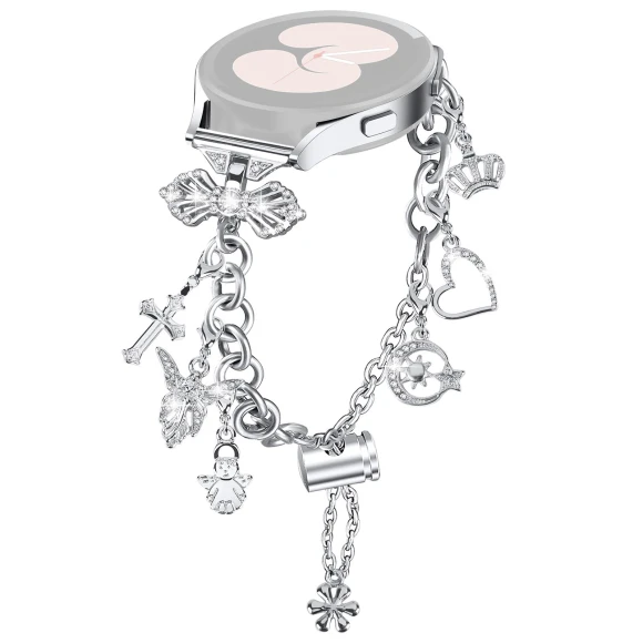 Metal Charm Wristband Bracelet — Bands, Smartwatch 2025