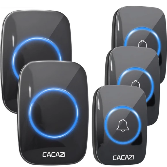 Wireless Doorbell — Push Buttons, CACAZI