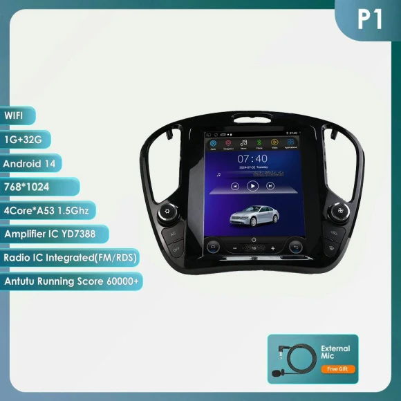 AI Android Car Stereo with 4G, GPS, CarPlay, and Android Auto — Stereo Receivers, OSSURET