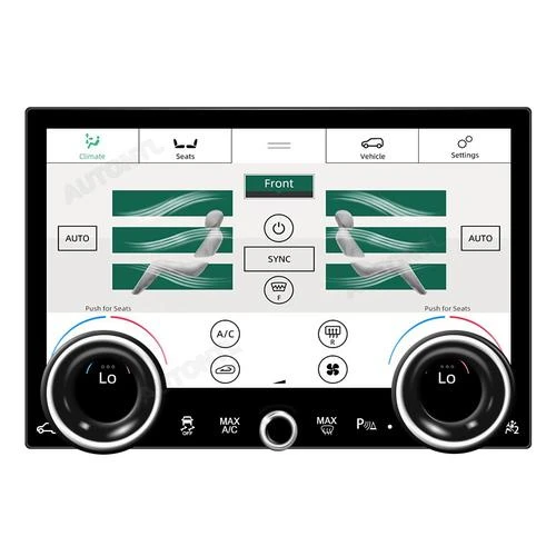 Air Conditioning Panel with LCD Touch Screen — Air Temperature Overrides, Manufacturers autoparts