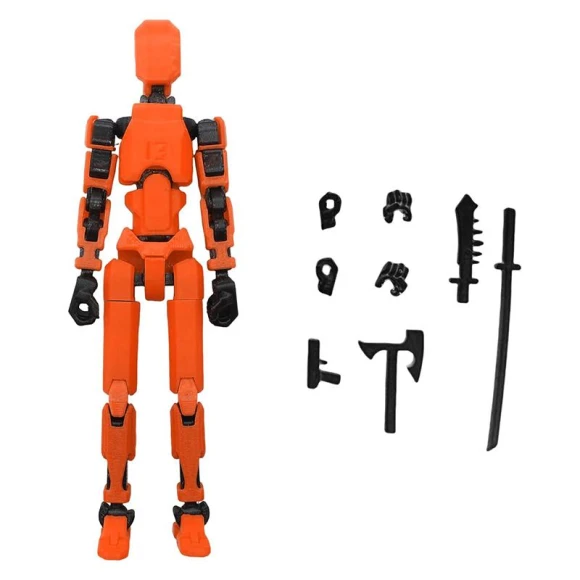 Articulated Movable Robot Mannequin — Foam, Geraniuma