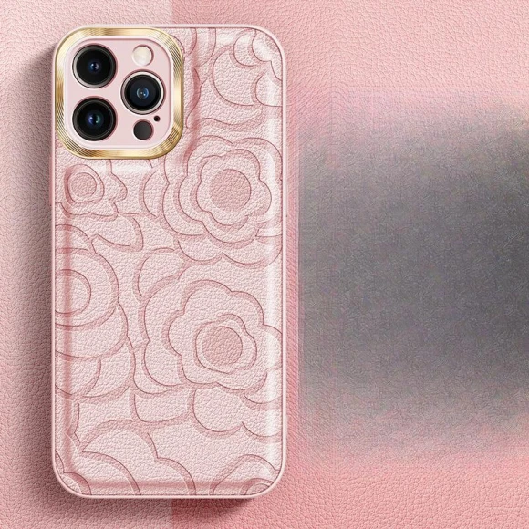 Camellia Pattern Mobile Phone Case with Ring — Mobile Devices & Accessories, BC Electrical Appliances