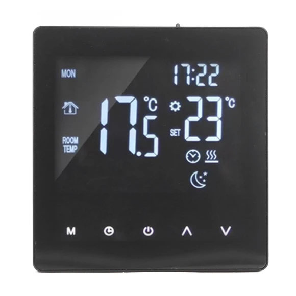 Digital Thermostat LCD Display Programmable Smart Touch Screen Floor Water Heating Boiler Controller — Home Climate Control, Cmperipheral