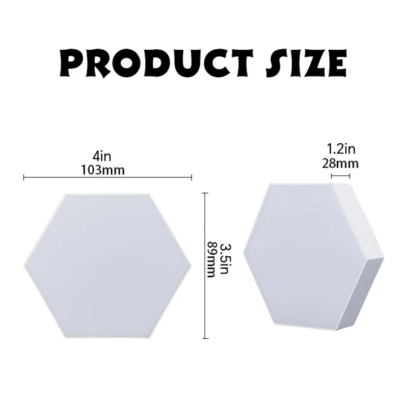 Hexagon Touch LED Wall Light — Bases, COOKING-MALL