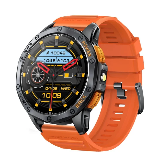 Military Smart Watch with Built-in GPS, Over 170 Sports Modes for Men with Flashlight, 1.43-inch AMOLED Display,... — Smartwatches, SACOSDING