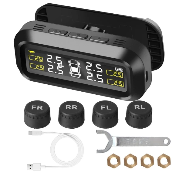 Solar Powered External Sensor Car TPMS — TPMS Sensor Replacements, Sole Street