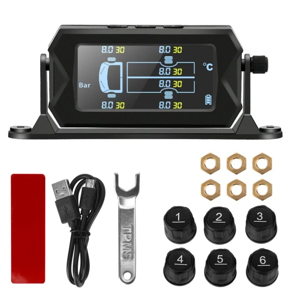Tire Pressure Monitoring System with External Sensors — TPMS Sensor Replacements, KITCHEN-MALL