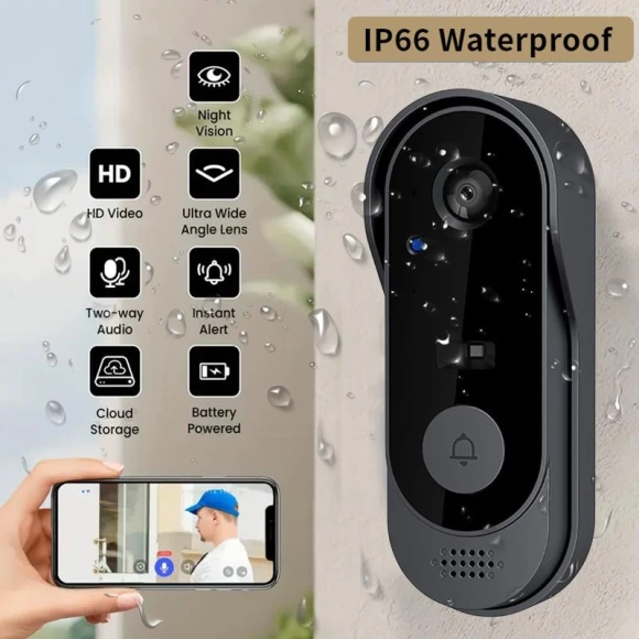 Waterproof Doorbell with Night Vision — Professional Installation Services, Decor Dream