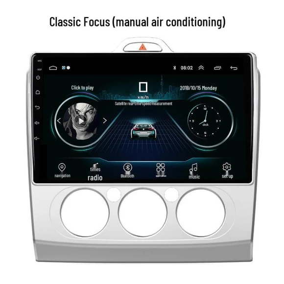 Android Smart Central Control with Large Screen and Rear View Camera — Fittings, Fox Navigator