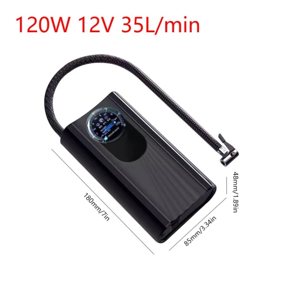 Car Tire Inflator with LED Light and Digital Display — Inflation Devices, Mode Closet