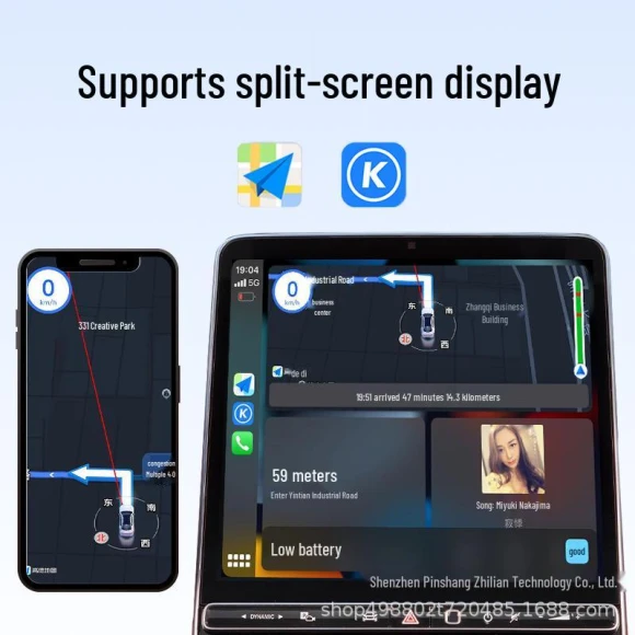 CarPlay Wired to Wireless Smart AI Box Adapter — Stereo Receivers, GearUp AutoMoto
