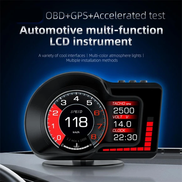 Digital Gauge with Ambient Light — Code Readers & Scan Tools, Automotive Assembly Components