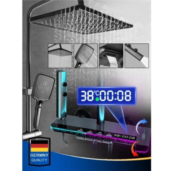 Four-Function Smart Digital Shower System — Finishing Compounds, Daily Home Furnishings