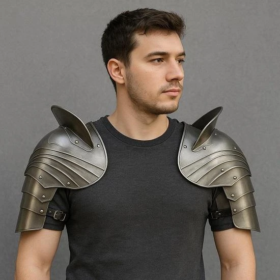 Medieval Steel Pauldron Armor — Chest Protectors, The Giftery