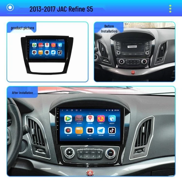 Smart Android Center Console with Large Screen Navigation and Reversing Camera — CV Joints, JAC Motors