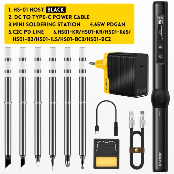 Smart Electric Soldering Iron — Stations, FNIRSI