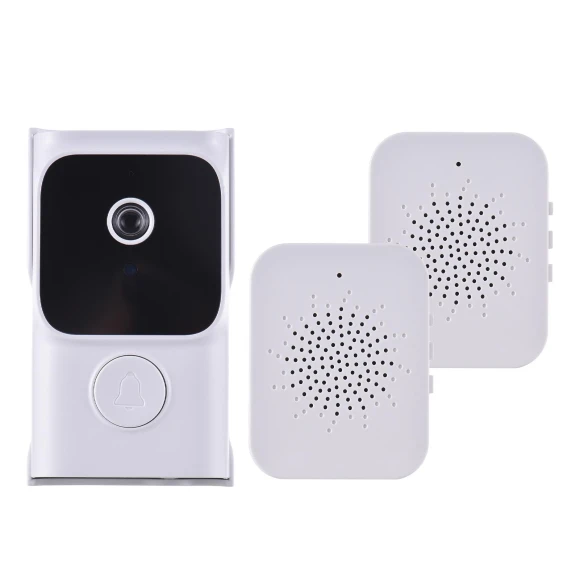 Smart WiFi Doorbell with Camera — Smart Home Security, KONNWEI