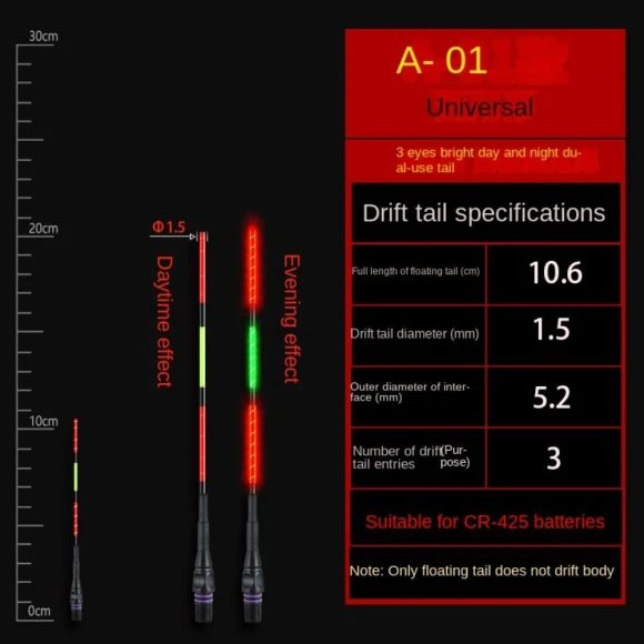 Super Bright LED Smart Fishing Float — Bite Indicators, WAxiangte
