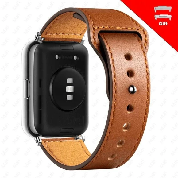 Leather Watch Strap — Wearable Accessories, Huawei