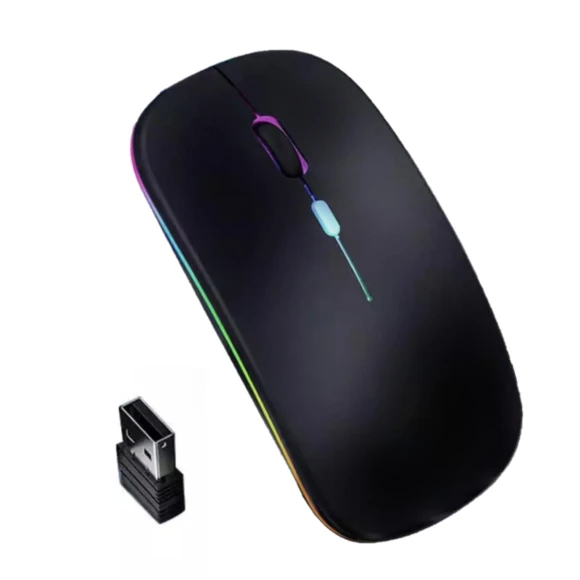 LED Wireless Mouse — Gaming Mice, Auto Launcher