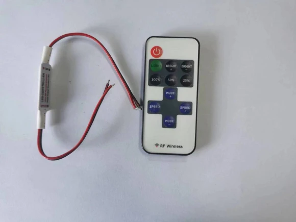 Mini Wireless Dimmer Controller for Single Color LED Strip — LED Strips, HomeHarmony