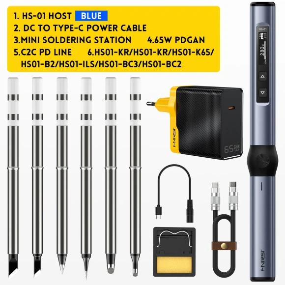 Smart Electric Soldering Iron — Stations, FNIRSI