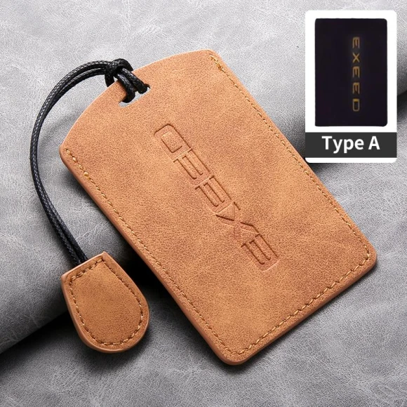 Leather Car Key Cover with NFC Card — Keyless Entry, World Auto Parts