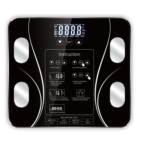 Smart Body Fat Scale — Body Composition Analysis, TOP MALL-004