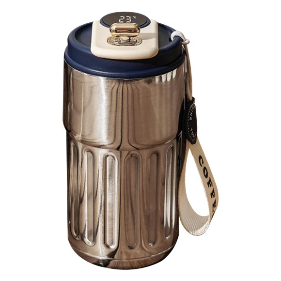 Smart Thermos with LED Temperature Display — Beverage Warmers, Chic Interiors