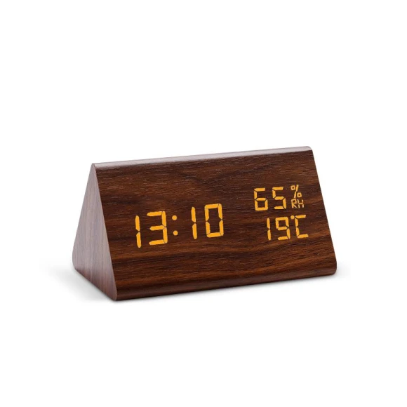 Voice Controlled Wooden Alarm Clock — Clocks, Daily necessities-V
