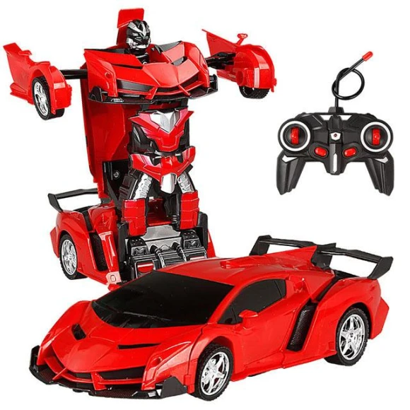 Electric Remote Control Car 2 in 1 — Interactive Figures & Robots, JJRC