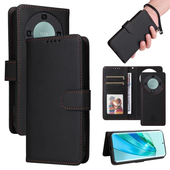 Magnetic Detachable PU Leather Phone Cover with Strap — Smartwatch Protectors, Smartwatch 2025