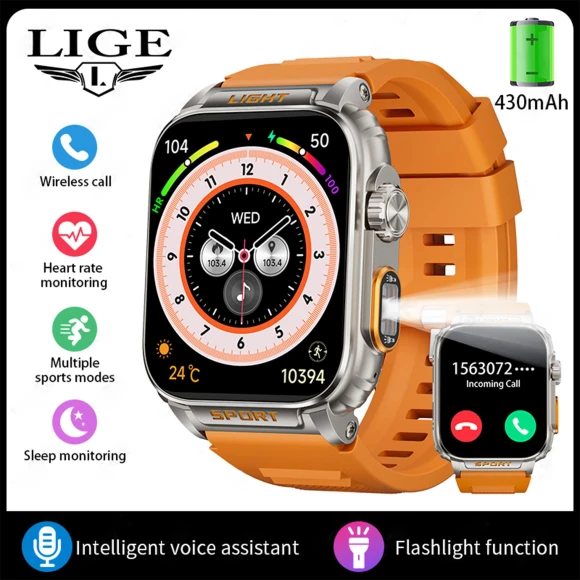 Smart Watch with Bluetooth Call — Smartwatches, LIGE