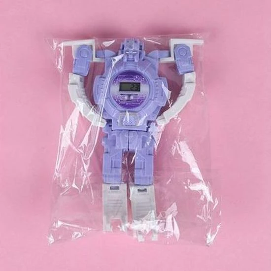 Transforming Cartoon Robot Watch — Interactive Learning Devices, Super Go