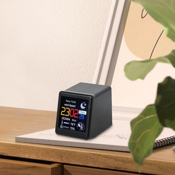 Smart Desktop WIFI Station — Alarms & Clocks, junzilan