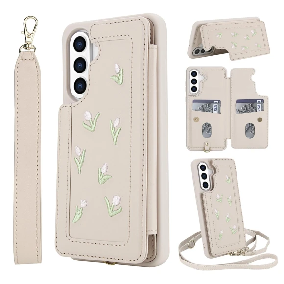 Case with Embroidered Tulips — Phone Accessories, Smartwatch 2025