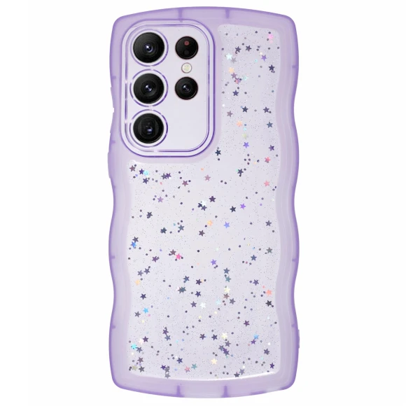 Glitter Sparkle Wavy Edge Cover — Phone Accessories, Smartwatch 2025