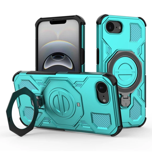 Magnetic Case with Rotating Metal Stand — Phone Accessories, Smartwatch 2025