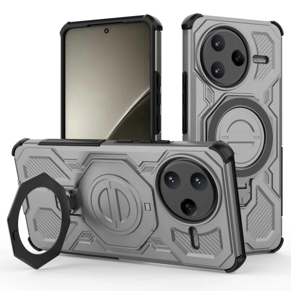 Magnetic Case with Rotating Stand — Phone Accessories, Smartwatch 2025