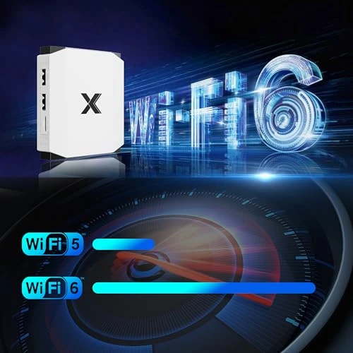 Android TV Box with 4GB RAM and 32GB Storage — Ultra HD Media Players, RINGREAT